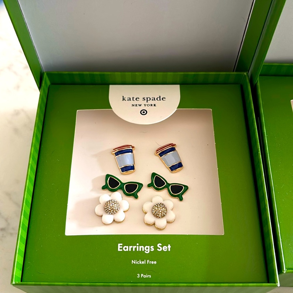 kate spade new york x Target Mixed Novelty Stud Earrings